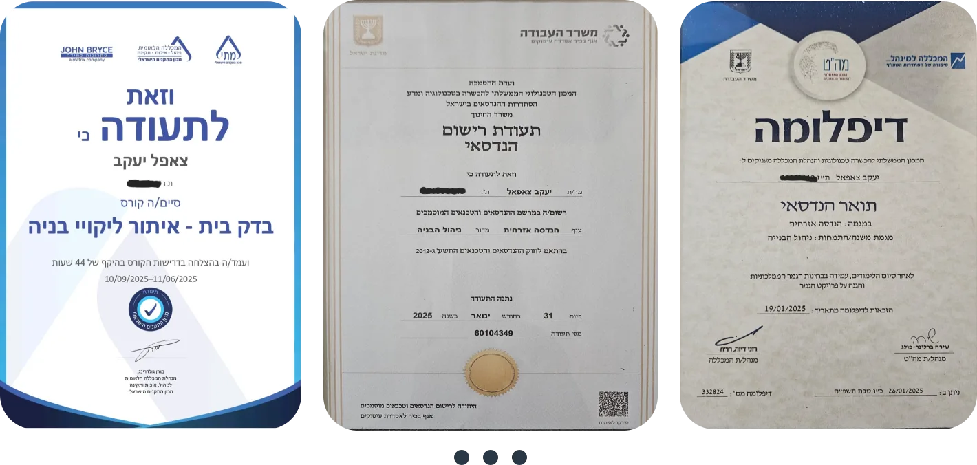 תעודות והסמכות